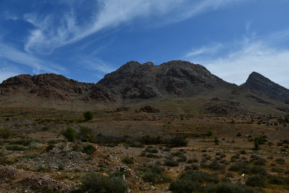 Berglandschaft um Tafraout Wolkenschleier