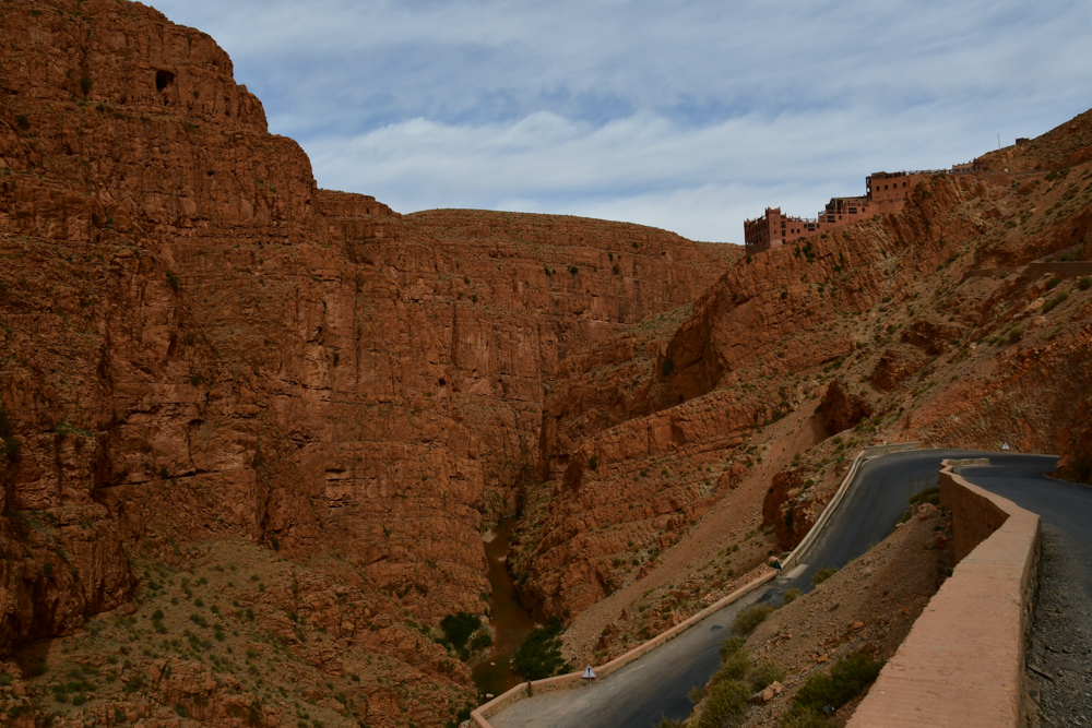 Dades Tal steile Felsen Strasse Hotel