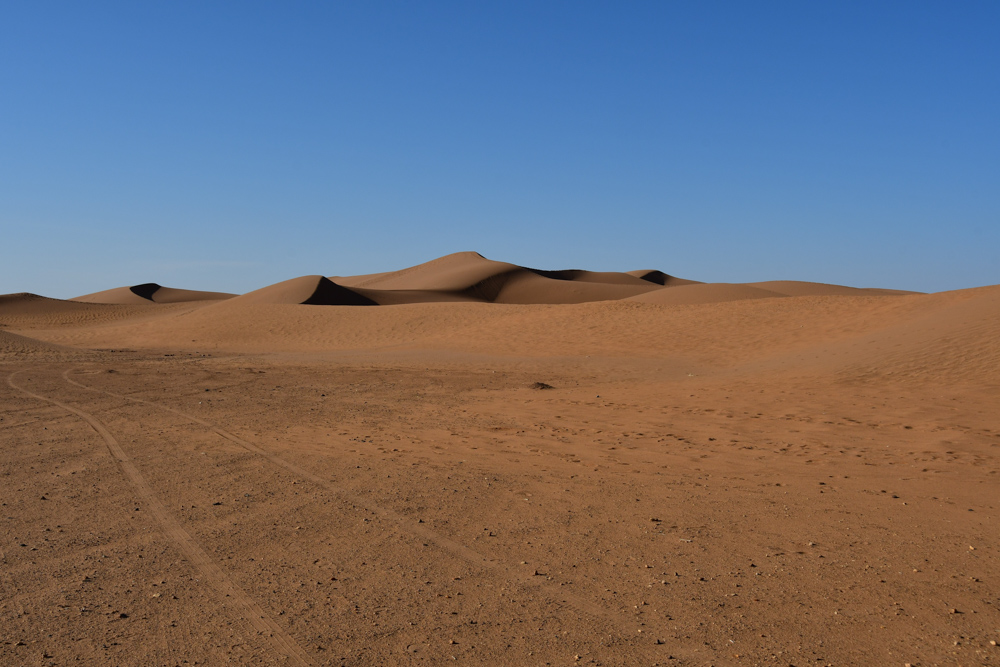 Sandduenen Richtung Erg Chegaga