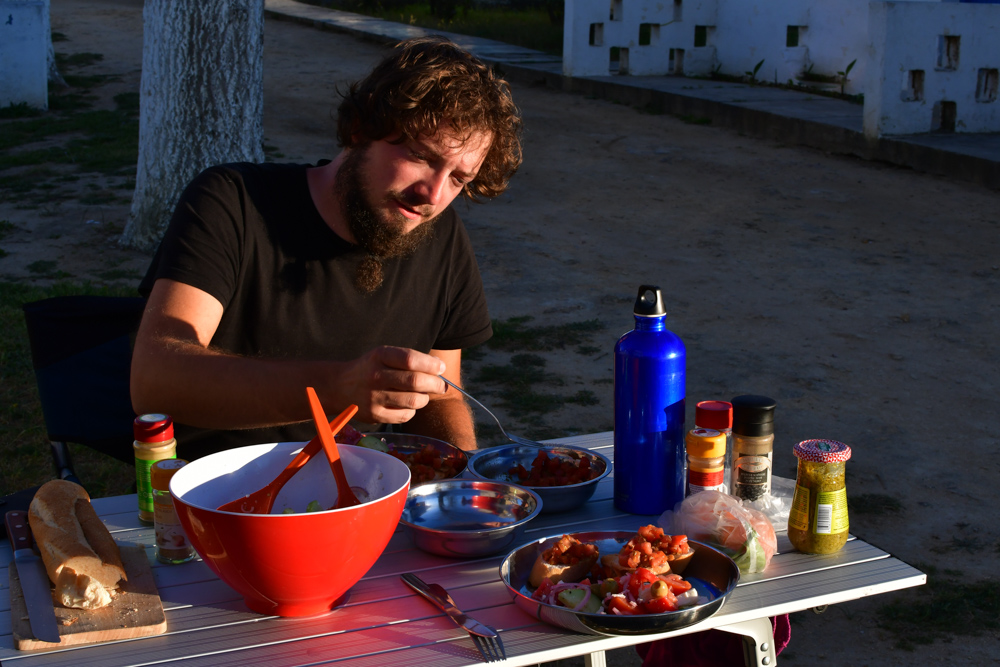 Tobi Griechischer Salat Tisch Abendsonne