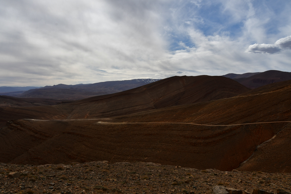 Wolken Berge Passstrasse Tizi n Ouano