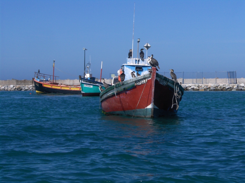 Fischerboote ganz im Süden Afrikas