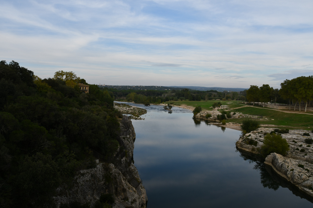 Fluss Gardon bei Pont du Gard