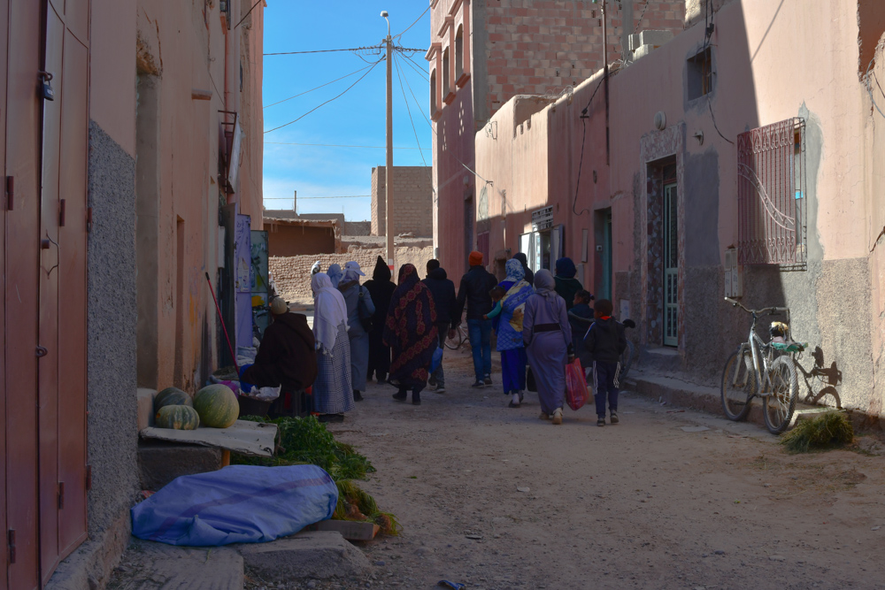 Boudnib Gasse Menschen