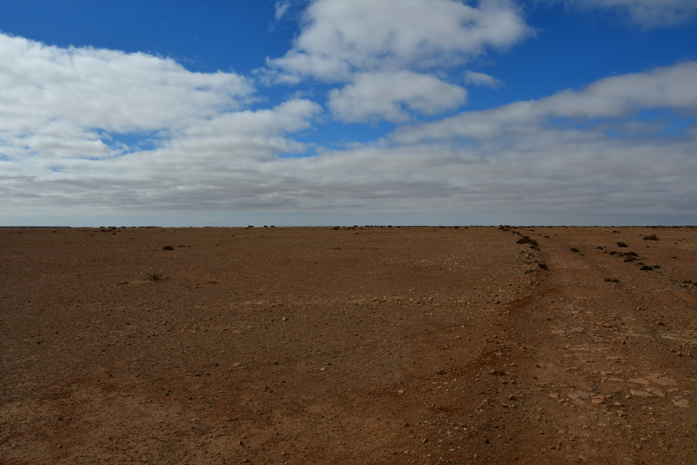 roetliche Ebene flach Westsahara